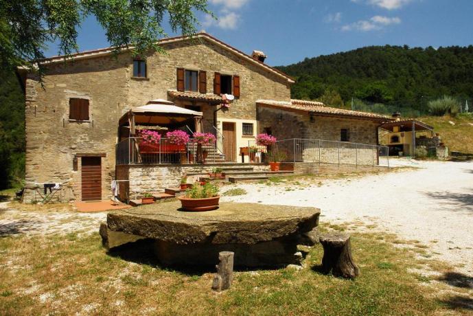 Spazio per pranzo all'aperto vista splendida