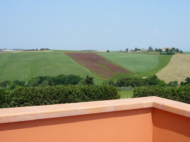 Vista panoramica dell'oasi naturale di Santa Luce 