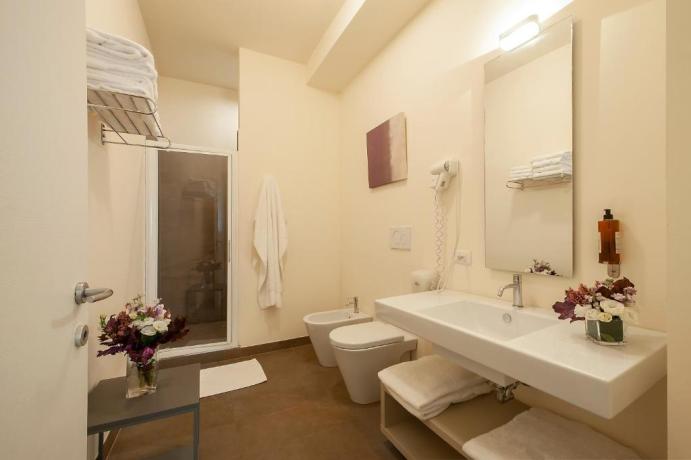 Bagno privato camera con doccia 