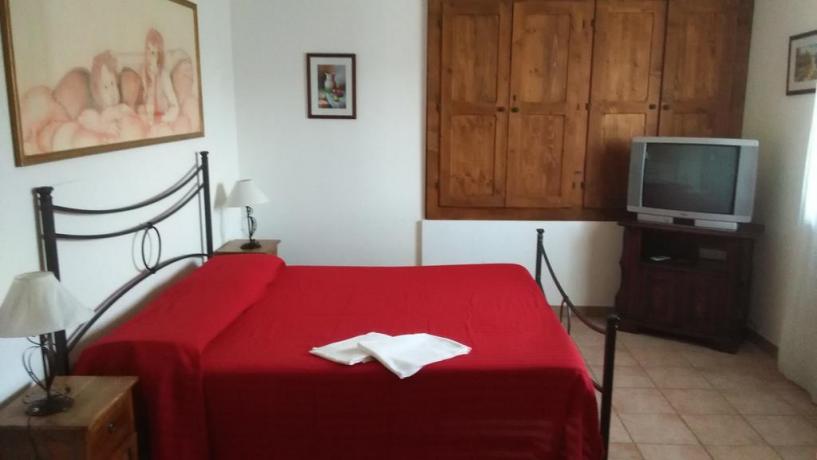 Camera con tv in Villa Roio Piano, l'Aquila