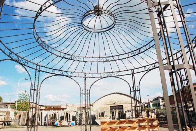 gazebo in ferro per rampicanti