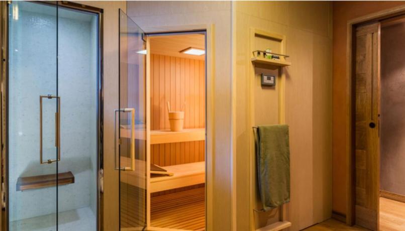 Chalet con SPA privata a Cortina: Sauna 