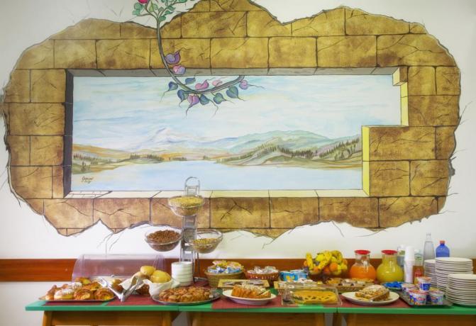 Buffet colazione hotel a Viserba