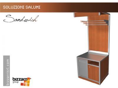 Retrobanco sandwich modulare