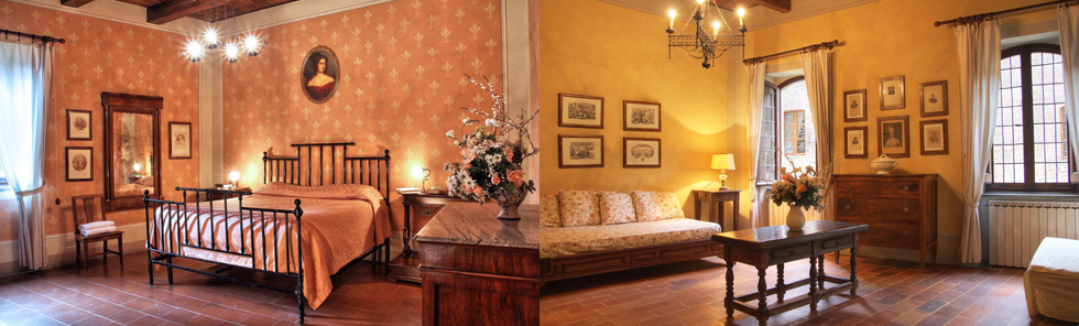 Suite del castello a Gubbio 