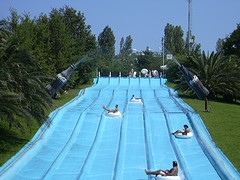 Waterslide in Acquafan in Riccione