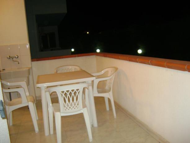 Residence con camere con balcone vicino Gallipoli 