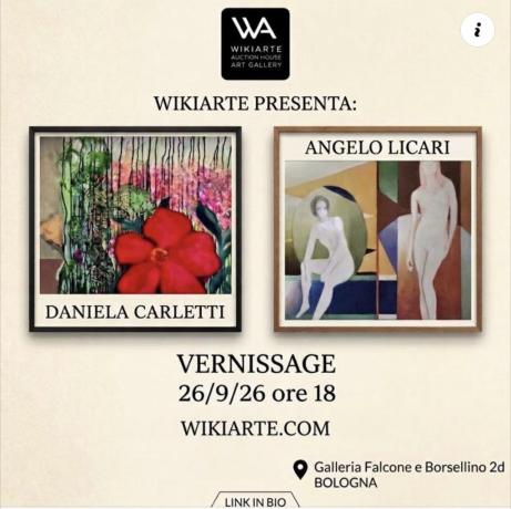 Mostre personali di Daniela Carletti e Angelo Licari