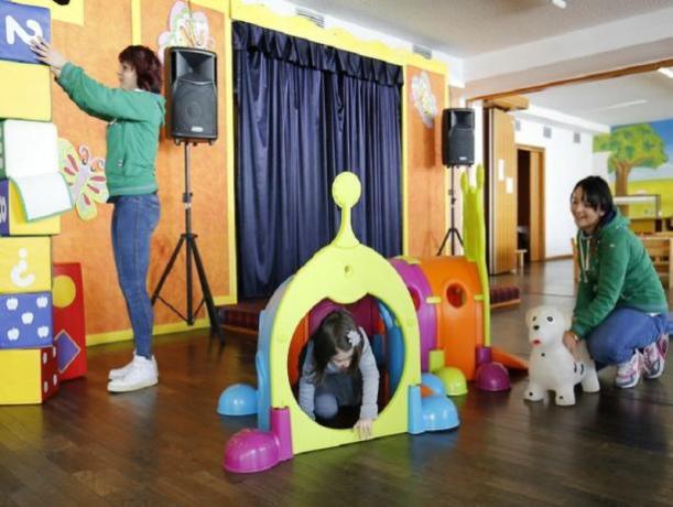Sala giochi interna per bambini
