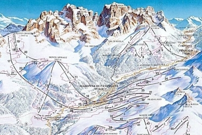 Tutte le piste Folgarida Marilleva skipass