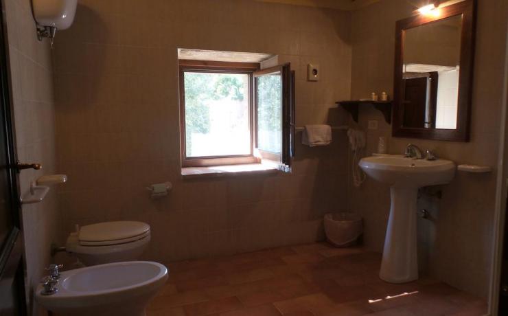 Bagno privato in Country House Canalicchio 