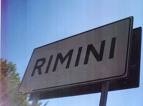 Streetsign Rimini, hotel near Rimini