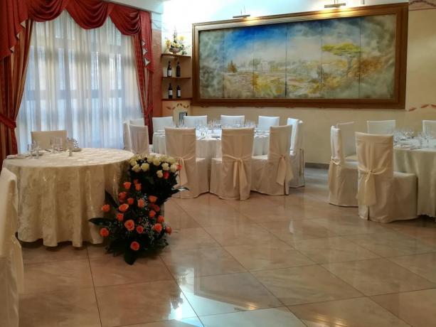 Ristorante in Albergo3stelle vicino Spiaggie-San-Giovanni-Rotondo