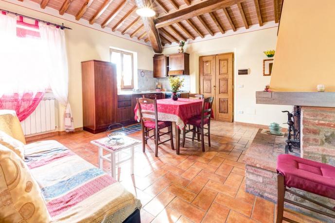 Soggiorno appartamento Casale Ronzano