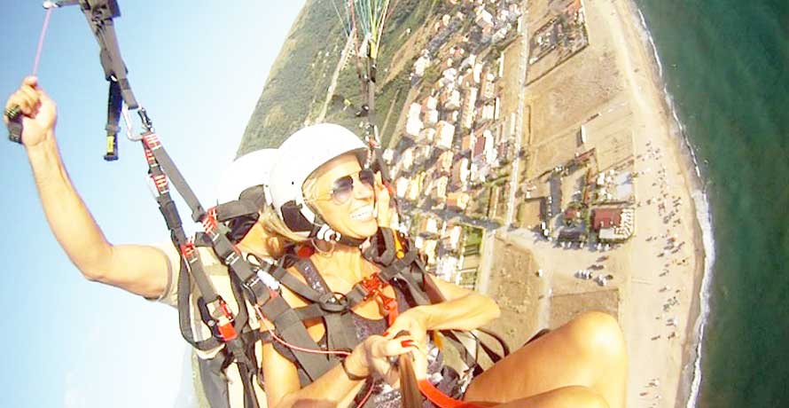 Volo con Parapendio con Foto ricordo