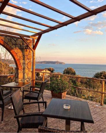 Vista sul mare Agriturismo nel Cilento Capo Palinuro