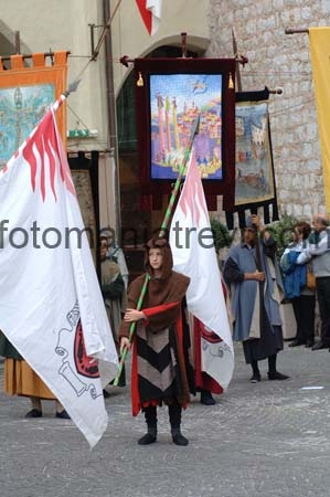 Sbandieratori all'Ottobre Trevano