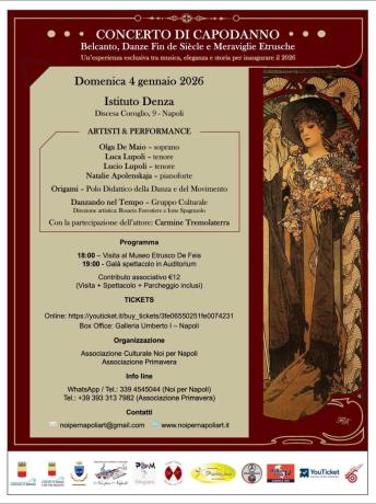 Concerto di Capodanno – New Year Arts Gala 2026 a Napoli