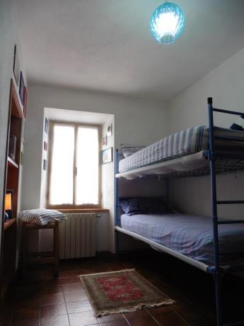 Camera con letto a castello