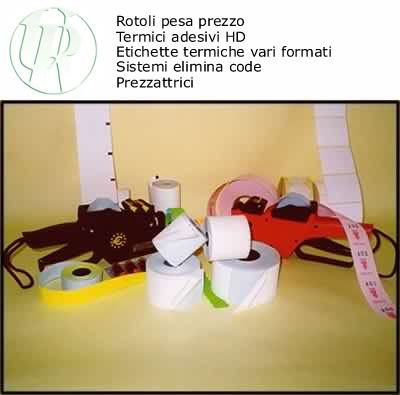 rotoli retrostampati termici adesivi