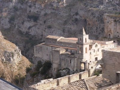 The mountain-church San Pietro Caveoso