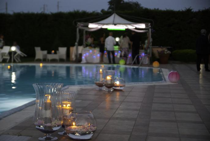 Piscina Esterna per ricevimenti albergo 4 Stelle Avezzano