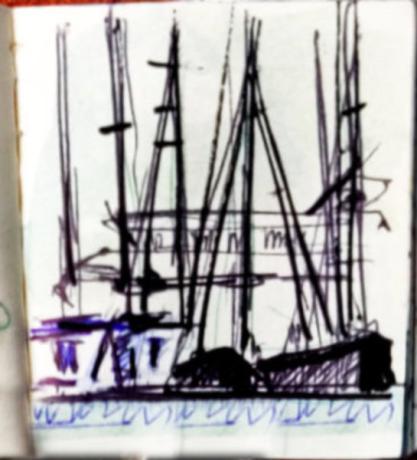 Mostra Matite in viaggio Venezia con Yulia A Korneva