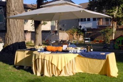 Pagoda alluminio, tendoni per banchetti e rinfresc