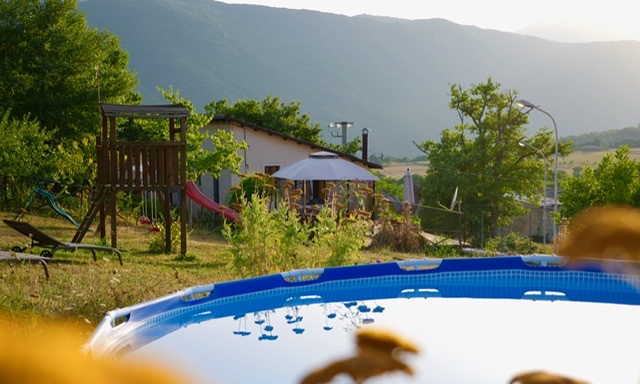 Casa vacanze con piscina a Fontecchio, vicino Aquila 