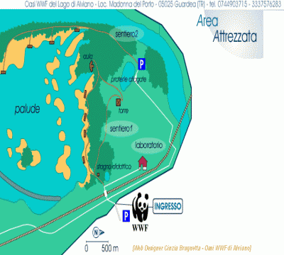 La mappa in dettaglio