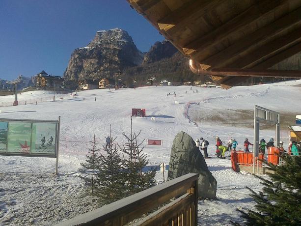 vista sulle piste sciistiche appartamento vicino Bolzano	 