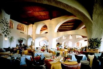 Exclusive restaurant in Costa Smeralda