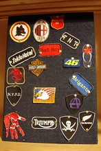 Patch o toppe ricamate per bikers softair