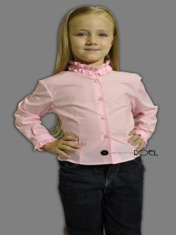 Camicia bambina maniche lunghe modello slim