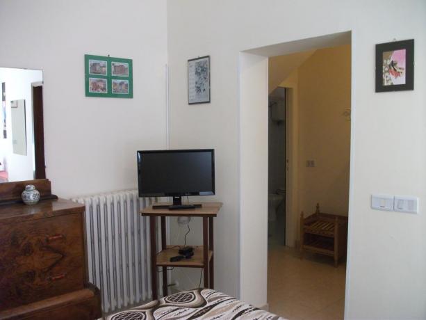 TV in camera B&B a Corciano