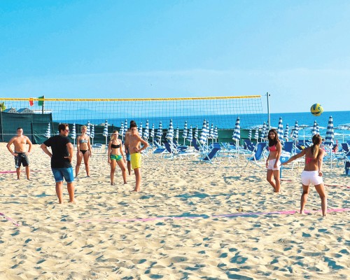 Villaggio Battipaglia spiaggia attrezzata Beach volley