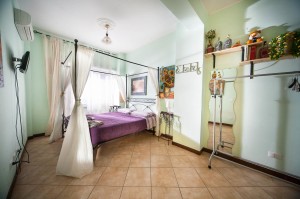 camera matrimoniale con bagno privato, vista su Roma