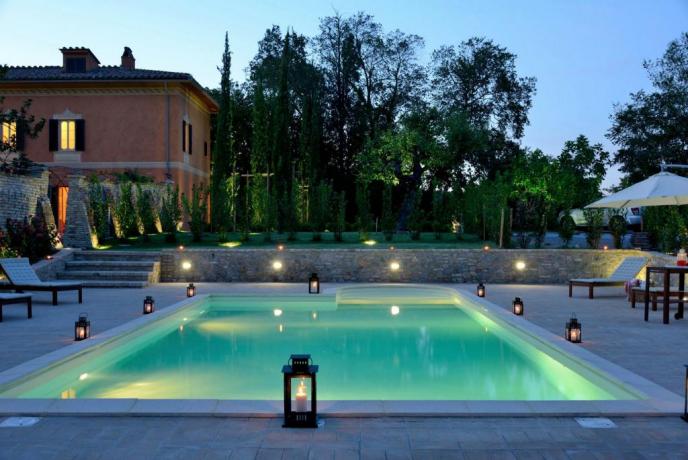 Villa esclusiva 6persone con piscina privata Perugia-Piscille