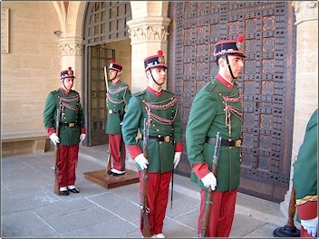 Dettaglio guardie di San Marino