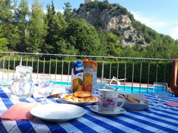 Colazione in Villa B&B vicino Fermo 