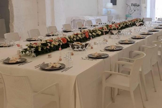 Sala cerimonie eventi Masseria Manduria Salento