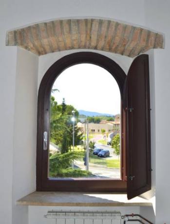 vista dagli appartamenti Business di Corciano Perugia