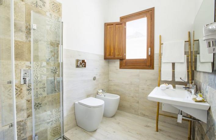 Appartamento-vacanze bagno privato asciugamani e doccia Castelluzzo