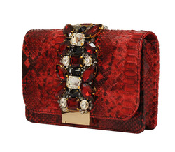 GEDEBE borsa con tracolla "cliky pitone"