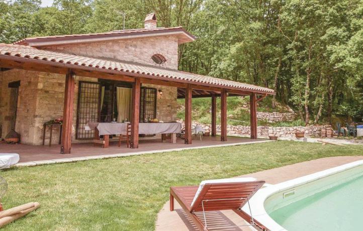 Offerta SETTIMANALE Casa Vacanze in campagna con piscina e giardino con Bonus Vacanze Accettato