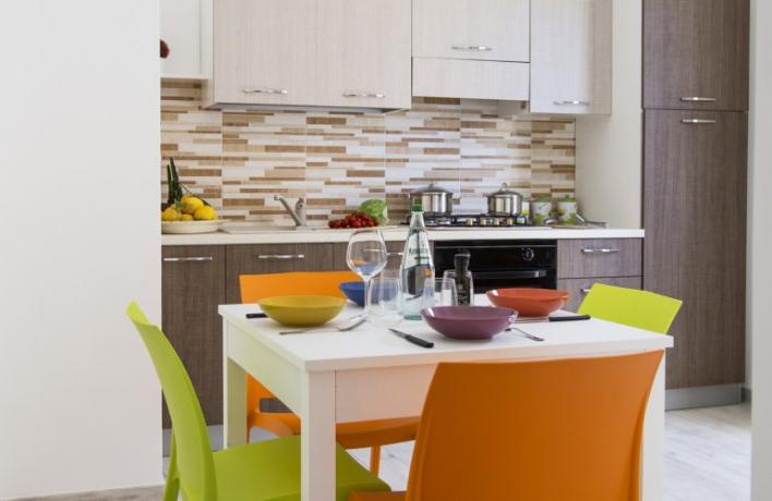 B&B San-Vito-lo-Capo cucina completa appartamento-vacanze Comfort