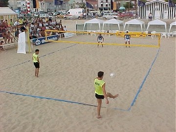 volley da spiaggia a Torre Pedrera