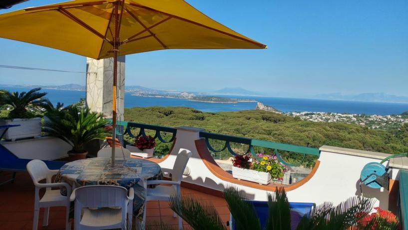 A Barano d'Ischia casa vacanze terrazza vista mare 