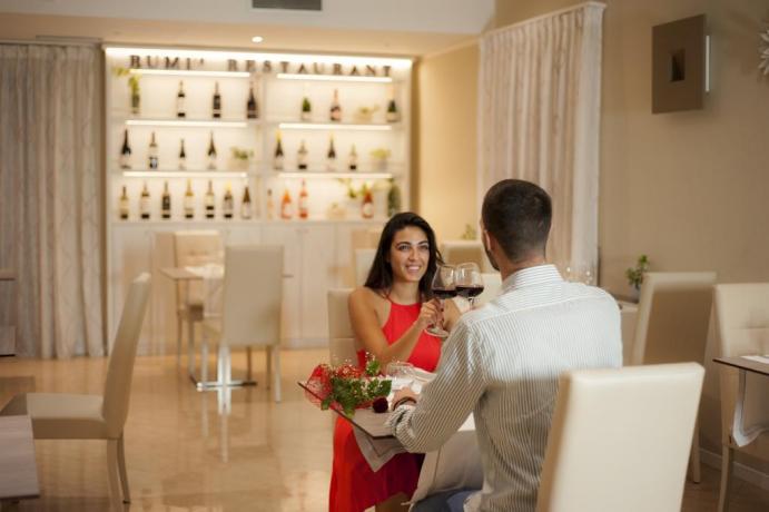Sala Romantica dell'hotel nel Cilento