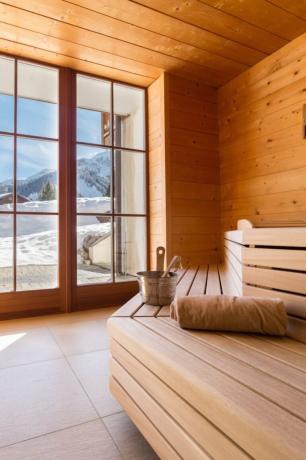 Centro benessere con sauna